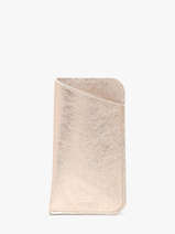 Sunglass Case Etincelle Irise Leather Etrier Pink etincelle irisee EETI5017