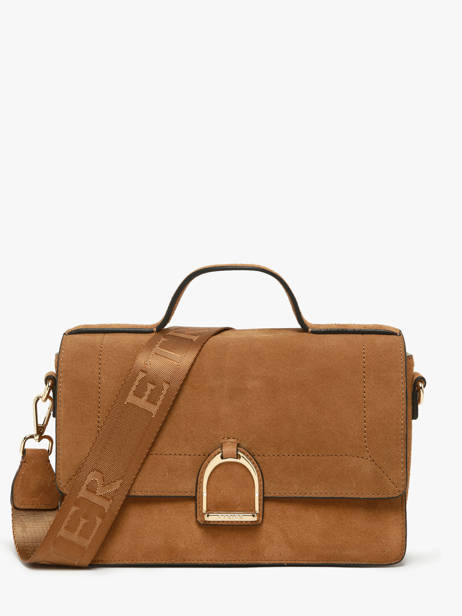 Crossbody Bag M Altesse Suede Etrier Brown altesse suede EASU048M