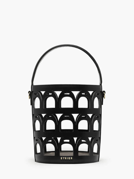 Bucket Bag Epona Leather Etrier Black epona EEPO136M other view 6